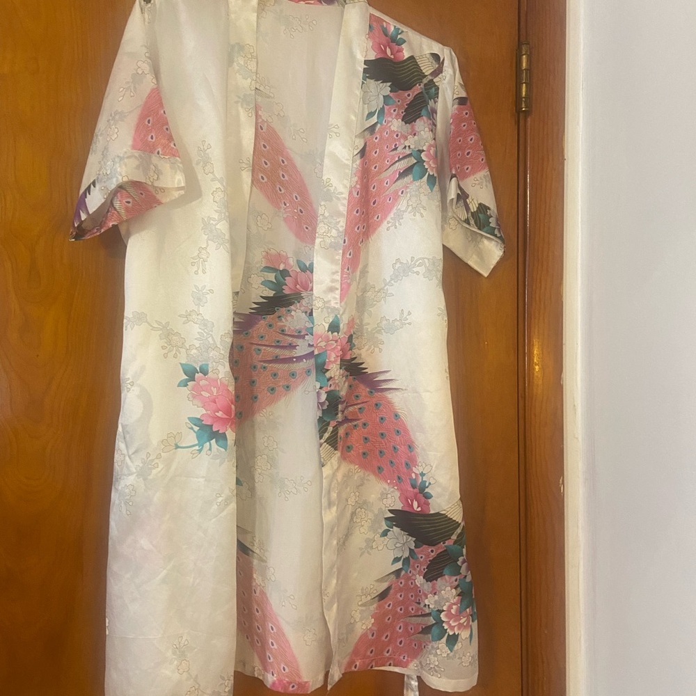 Peacock Design Robe